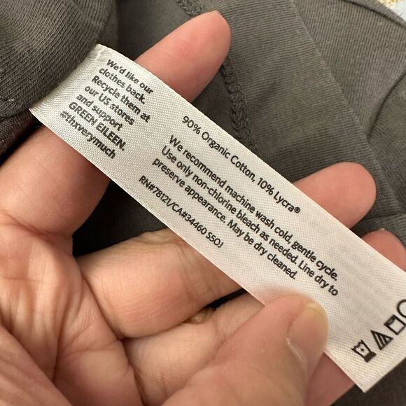 Eileen Fisher Cinder Jersey High Collar Zip Drawstring Jacket & Pants set XSP‎ - Picture 8 of 11